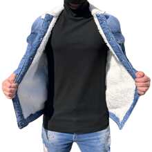 Men Jackets & Coats - Blue - View 4