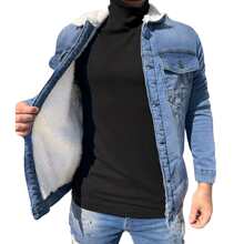 Men Jackets & Coats - Blue - View 3