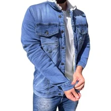 Men Jackets & Coats - Blue - View 6