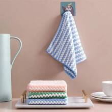 5/10/20Pcs/Set Color Random Micro Fiber Cleaning Cloth Rags Water Absorption Non-Stick Oil Washing Kitchen Towel Household Tools Cleaning Wiping Tools,Garden Tools