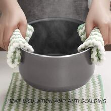 5/10/20Pcs/Set Color Random Micro Fiber Cleaning Cloth Rags Water Absorption Non-Stick Oil Washing Kitchen Towel Household Tools Cleaning Wiping Tools,Garden Tools