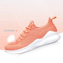 Women Sneakers Comfortable Outdoor Running Shoes - 淺粉色 - 查看 5