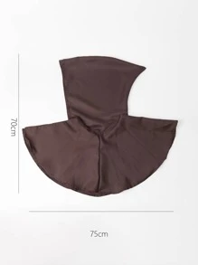 Brown Tie-Up Fashion Cape Perfect For Dressing Up In Parties Halloween - Brown - View 5