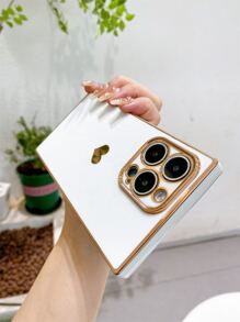 电镀心形手机壳，防摔、防汗、防指纹、耐磨、不褪色，兼容 17 Pro Max/17 Pro/17 Air/17/16 Pro Max/16 Plus/16/15 Pro Max/15 Pro/15/14 Pro Max/14 Pro/14/13/12/11 - 白色 - 查看 7