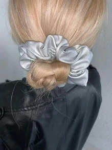 Phụ Nữ Rắn Scrunchie - Bạc - Xem 7