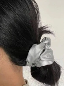 Phụ Nữ Rắn Scrunchie - Bạc - Xem 4