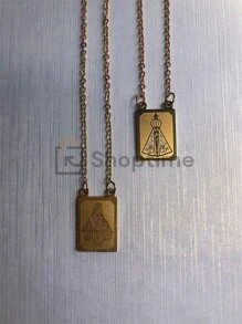 Men's Pendant Necklaces - 金黃色 - 查看 2