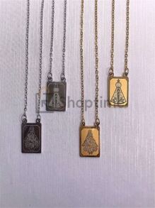 Men's Pendant Necklaces - 金黃色 - 查看 3