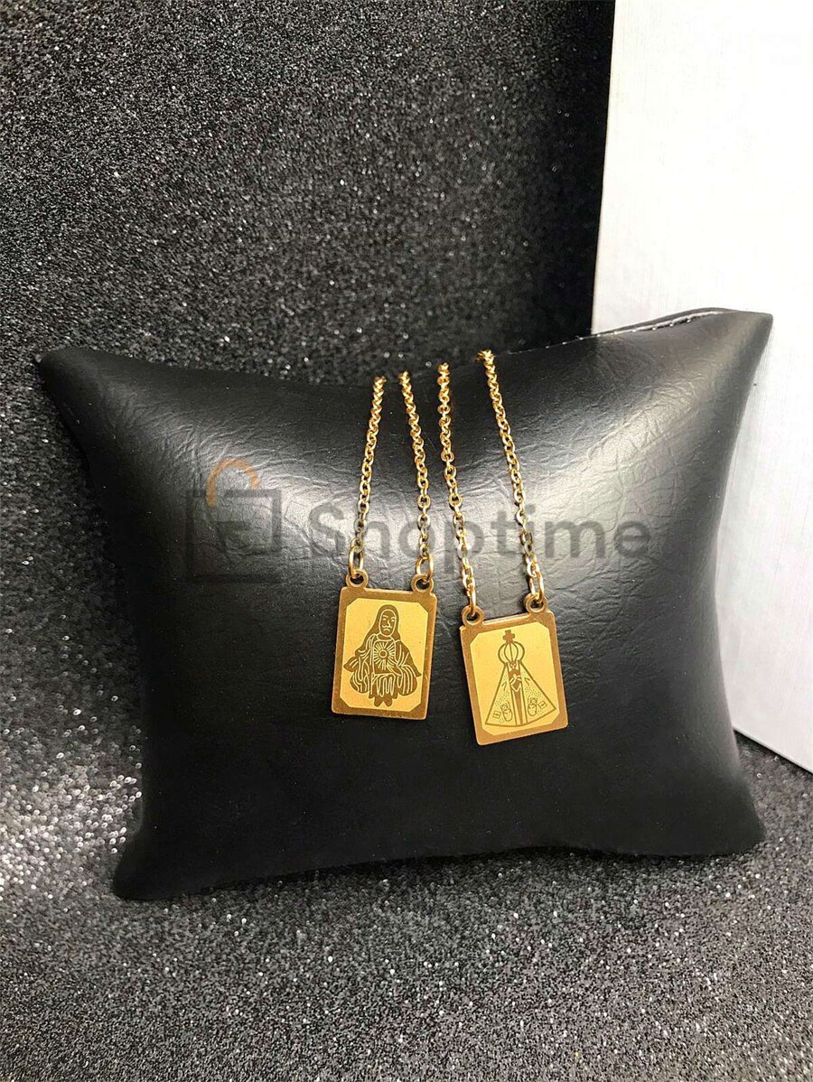 Men's Pendant Necklaces - 金黃色 - 查看 1