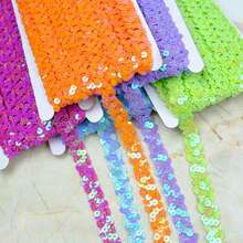 1入組3m閃閃發光S形波浪邊金屬亮絲緞帶適用於舞蹈服飾DIY手袋,帽子,窗簾 - 銀色 - 查看 4