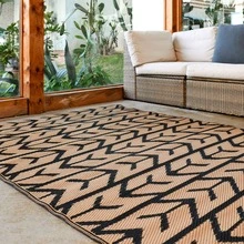 Plastic Waterproof Outdoor Rugs For Waterproof, Outdoor Patio Rug Waterproof,RV Outdoor Rugs For Camping,Outdoor Deck Carpet Waterproof,Indoor Outdoor - arrowbrown - View 1