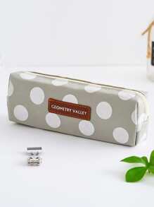 1 Miếng Đồ họa Polyester Túi bút chì , Đơn giản Creative Hộp bút Đối với Sinh viên - Nhiều màu - Xem 7