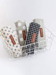 1 Miếng Đồ họa Polyester Túi bút chì , Đơn giản Creative Hộp bút Đối với Sinh viên - Nhiều màu - Xem 3