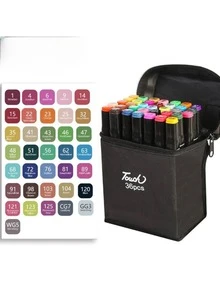 Set de plumones dobles 36 piezas colores bonitos - Multicolor - Ver 2