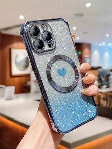 1 Ốp lưng điện thoại sạc không dây từ tính MagSafe họa tiết da báo lấp lánh ombre, Ốp bảo vệ chống sốc tương thích với Galaxy S24 Ultra/S23 Ultra/S22 Ultra/S21 Ultra/S20 FE, IPhone 15 Pro Max/14 Pro Max/13 Pro Max/12 Pro Max/11 - Nhiều màu - Xem 6