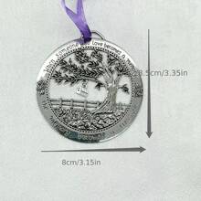 1入組大樹設計吊墜 - 銀色 - 查看 3