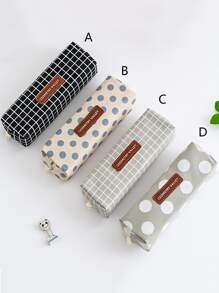 1 Miếng Đồ họa Polyester Túi bút chì , Đơn giản Creative Hộp bút Đối với Sinh viên - Nhiều màu - Xem 2