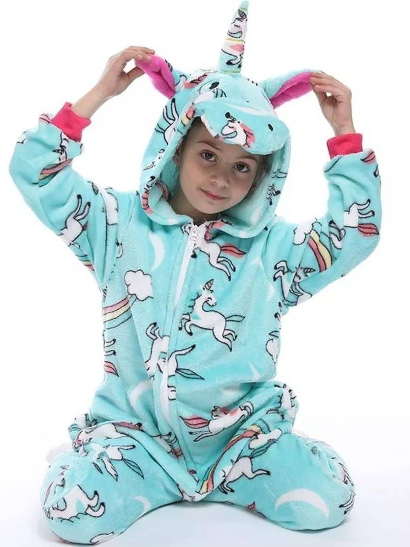 Tween Girls Jumpsuits - Green - View 1