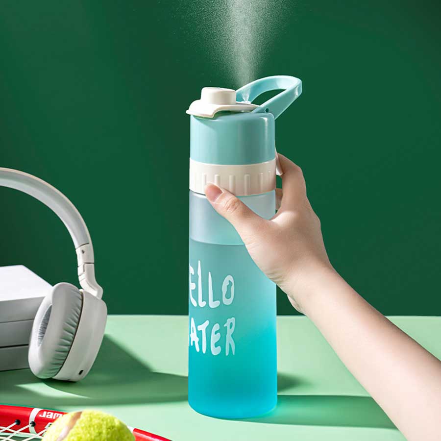 650ML水瓶戶外運動健身水杯大容量噴瓶不含雙酚A飲具旅行瓶子