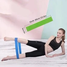 瑜伽普拉提阻力带套装健身健身房锻炼器材弹力带健身臀部热拉伸带腿部引体向上辅助带吸汗带女士物理弹力臂大腿深蹲臀部圈弹跳