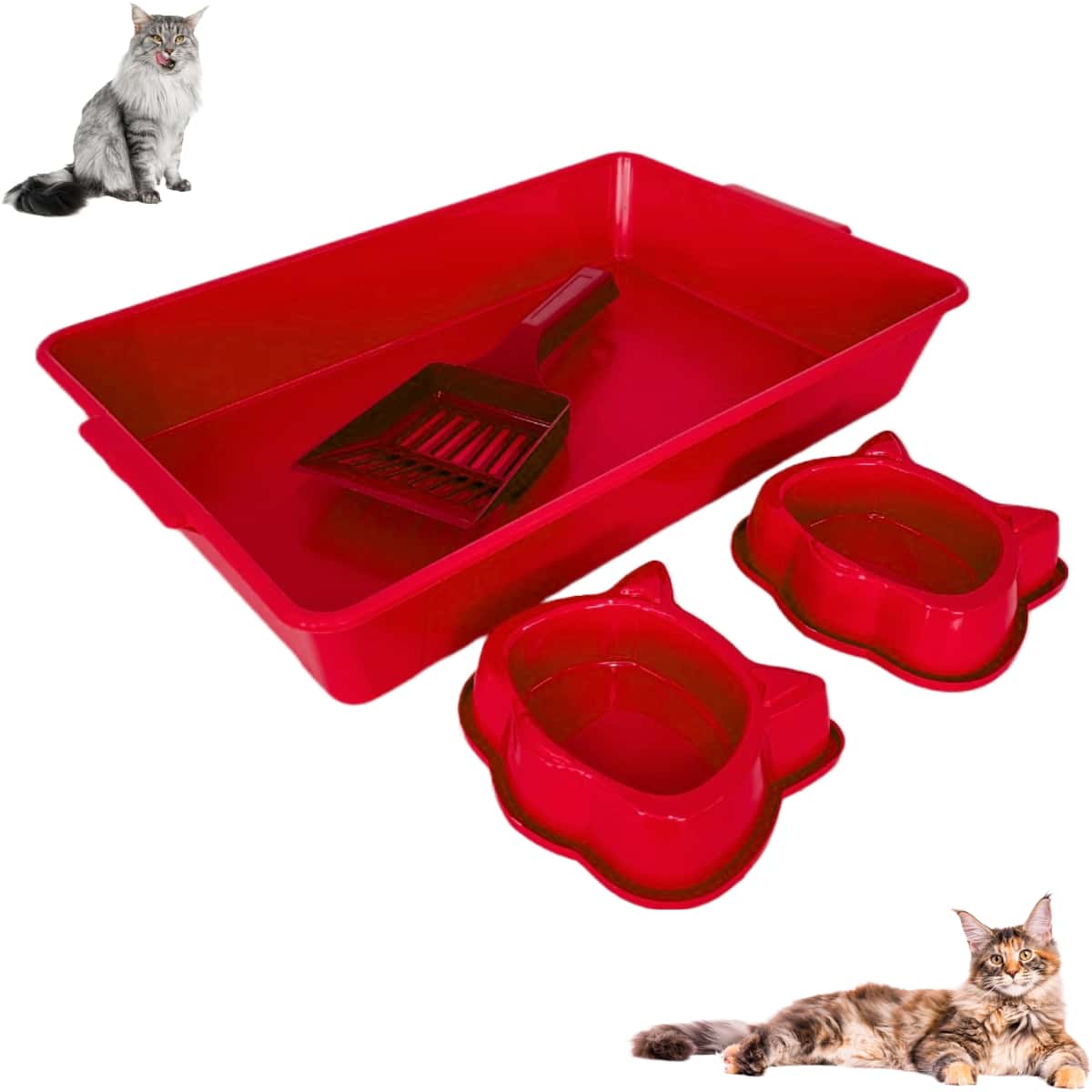 Cat Litter - Đỏ - Xem 1