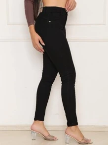 Women Jeans - Black - View 4