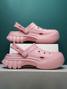 Mujer Zuecos - Rosa - Ver 9