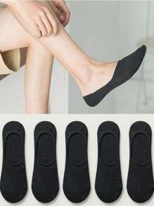 Kit 12 Pares De Meia Sapatilha masculina Soquete Invisível - Preto - Visão 2