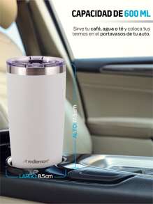 Redlemon 2-Piece Stainless Steel Double-Walled Thermal Mugs/Thermoses - 查看 5