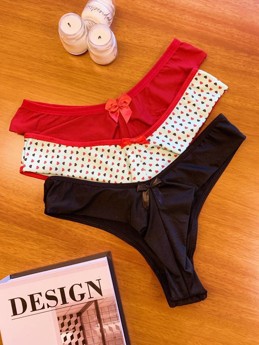 Women Thongs - Đỏ - Xem 1