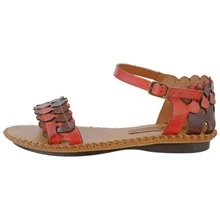 Women Flat Sandals - 紅色 - 查看 3
