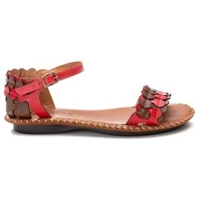 Women Flat Sandals - 紅色 - 查看 6