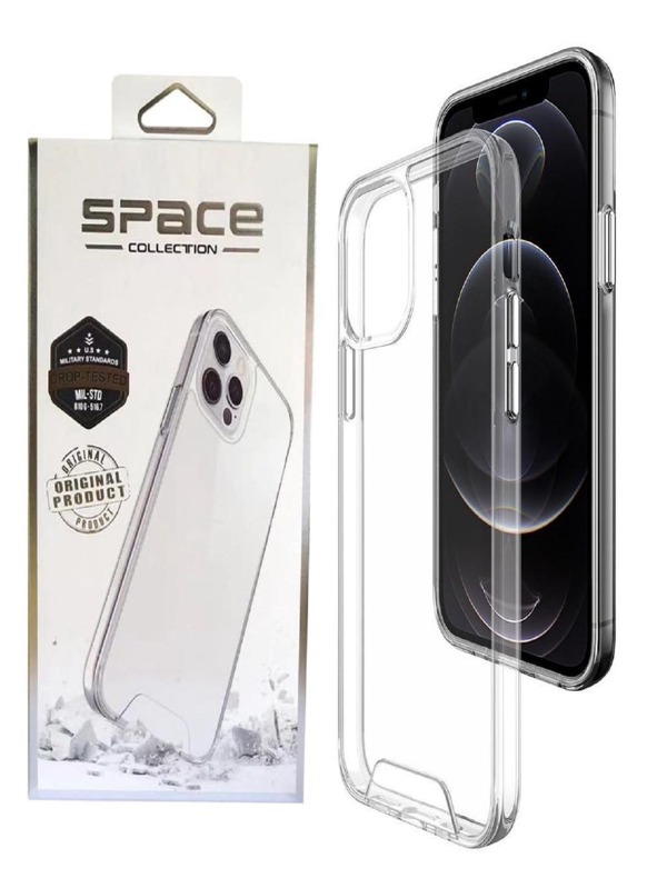 Super Capa Capinha Capinha Acrilico Transparente Anti Impacto Space Original Não Amarela Compatível com iPhone 7/8 7/8PLUS XR XS / X XSMAX 11 12 12 13 14 15 16 PLUS PRO MAX