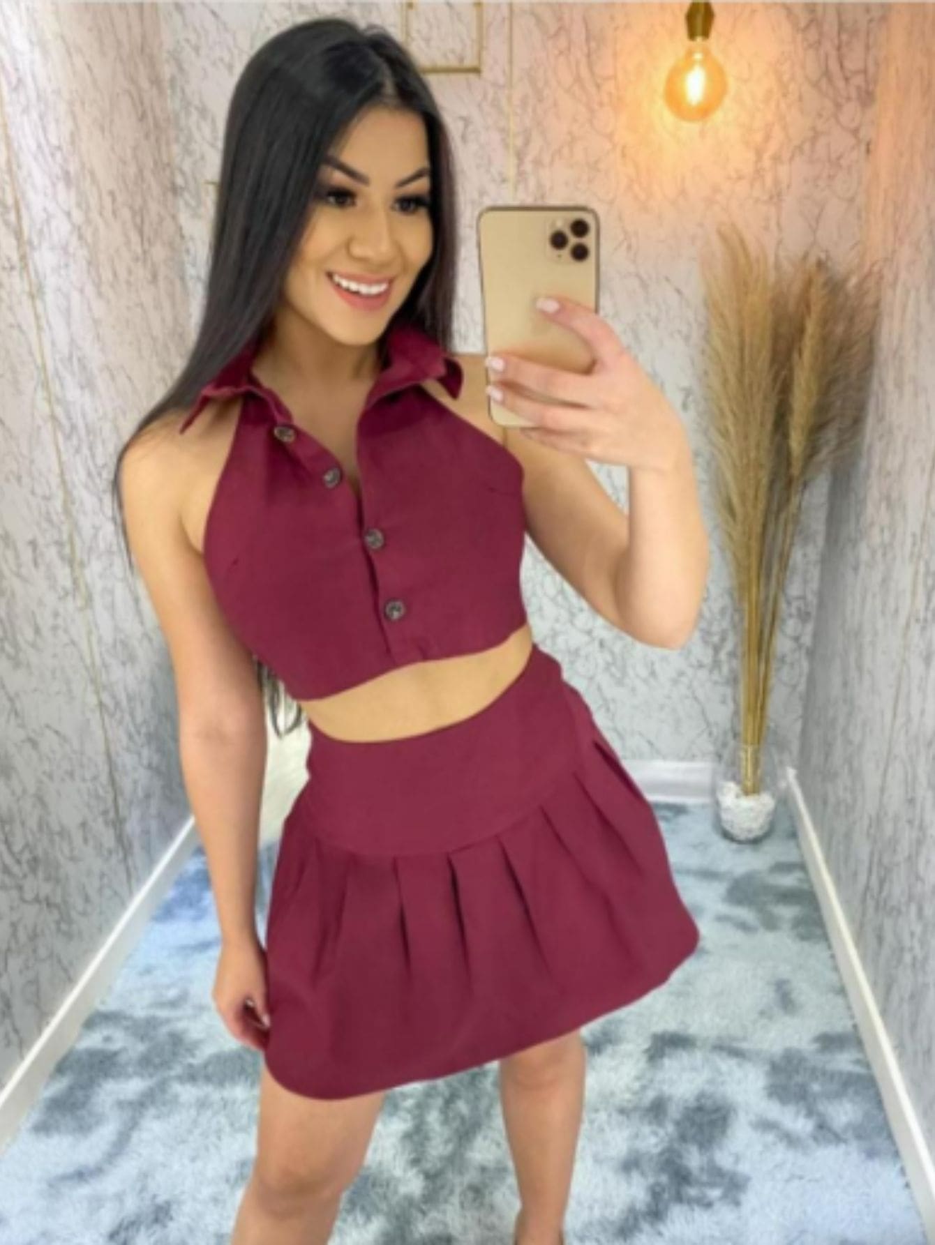 Women Two-piece Outfits - Gỗ đỏ - Xem 1