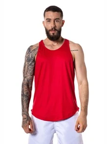 CHIELLA SPORTS Men Tank Tops - 紅色 - 查看 1