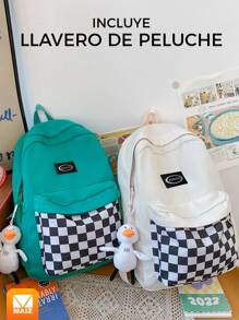 Mochila Escolar - Azul - Ver 2