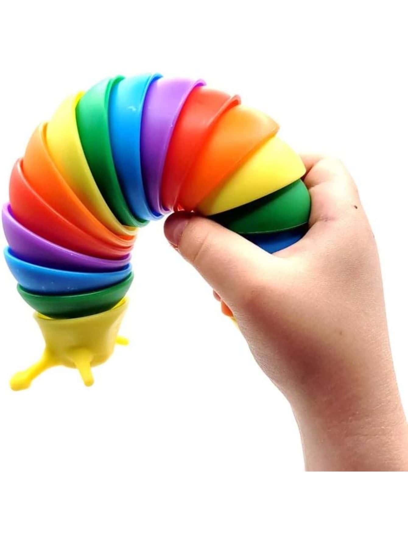 1 gusano de juguete, sensorial ideal para aprendizaje de colores - Multicolor - Ver 1