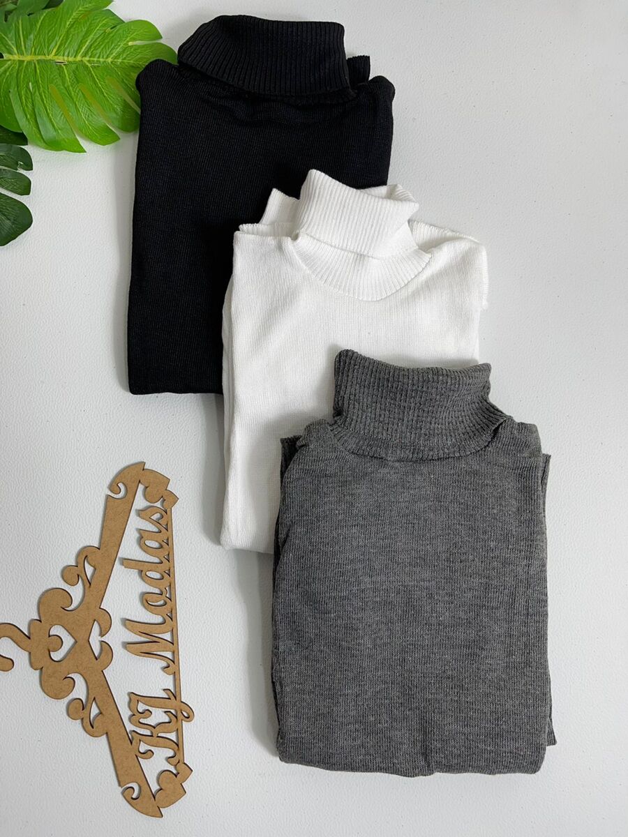 Women Knit Tops - Dark Grey - View 1