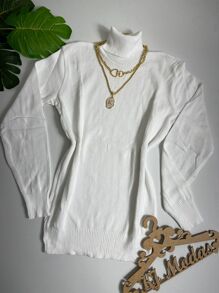 Women Knit Tops - Dark Grey - View 3