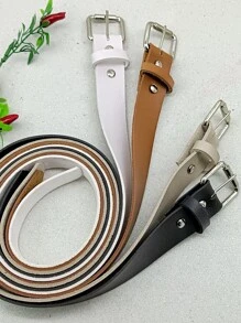 Women Belts - 黑與白 - 查看 2