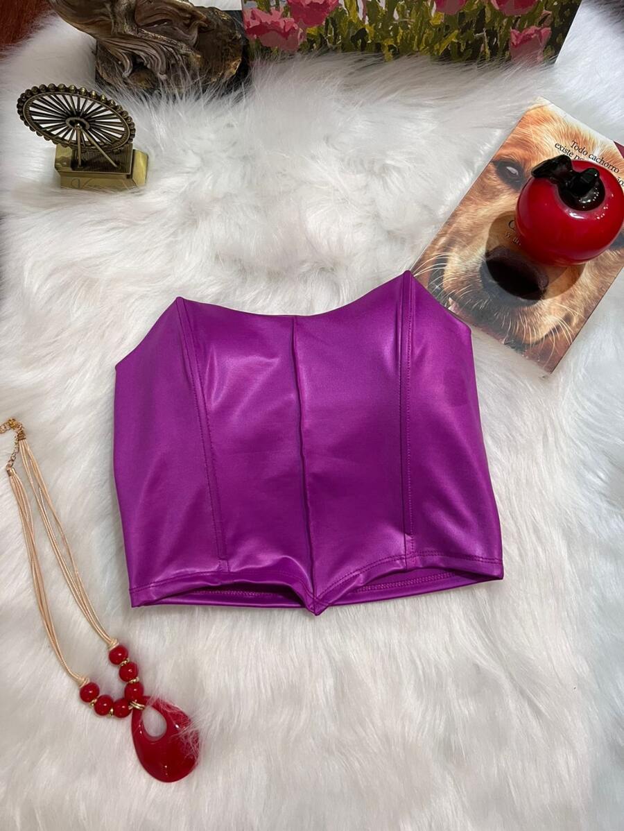 Women Tank Tops & Camis - Màu tím - Xem 1