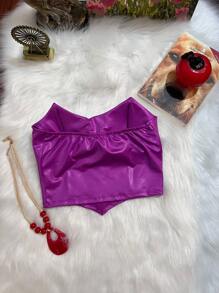 Women Tank Tops & Camis - Màu tím - Xem 2