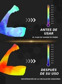 Coderas Deportivas de Compresión y Recuperación.  Unisex Altamente Resistente. - Negro - Ver 5