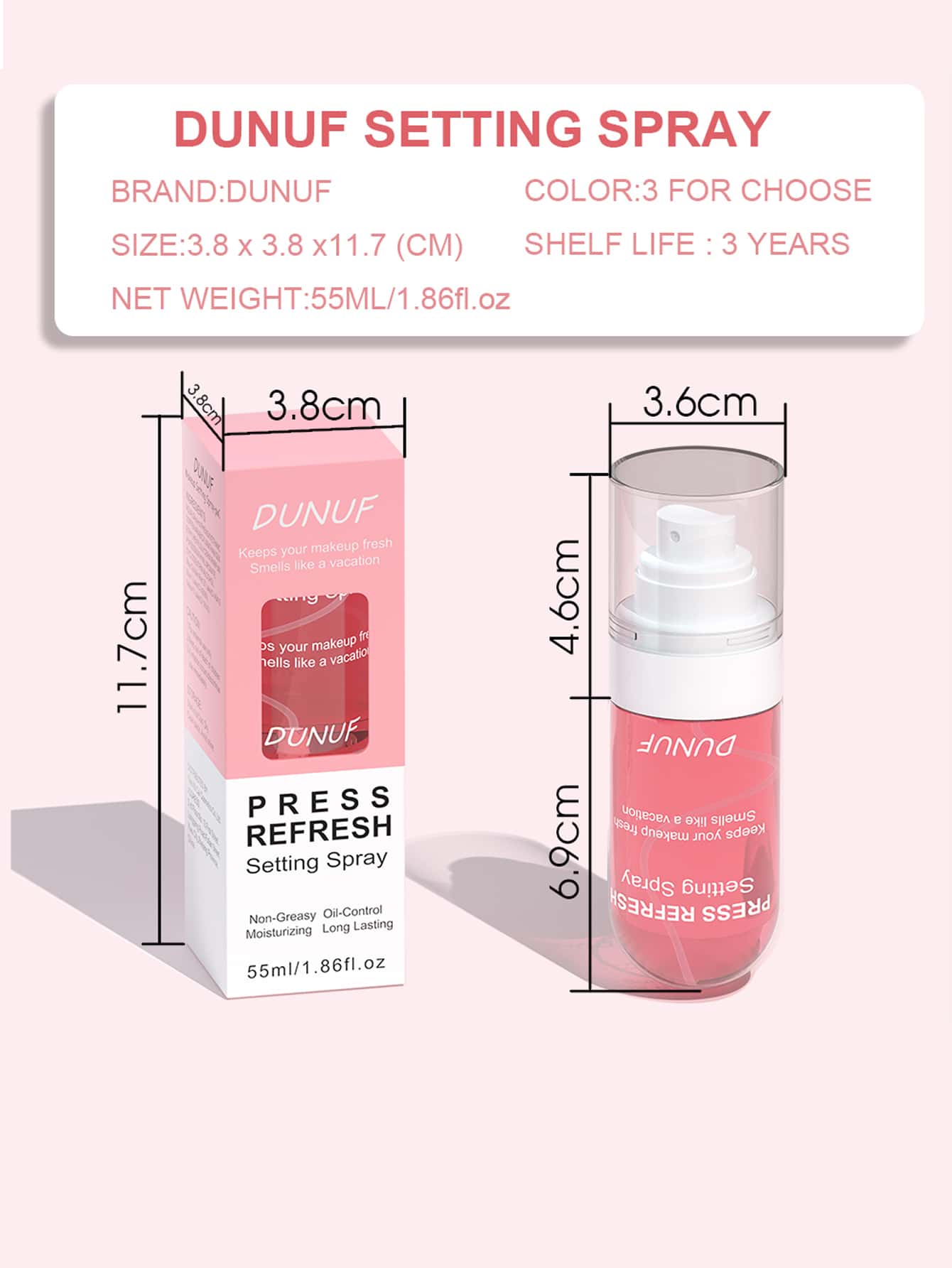 Setting Spray Moisturizing Oil Control Moisturizing Setting spray