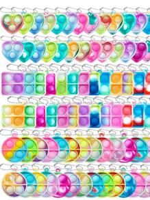 24pcs Color Block Cat Teaser Toy, Cat Interactive Toys - Multicolor - View 1