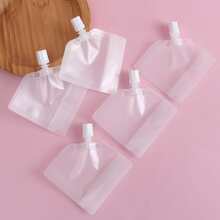 5pcs 30ml Matte Small Nozzle Refillable Bags For Cream, Astaxanthin And Other Liquids - Clear - View 4