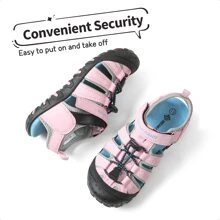 Boys Girls Closed-Toe Outdoor Summer Sport Sandals(Toddler/Little Kid/Big Kid) - 粉色 - 查看 8