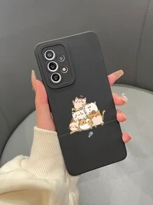 卡通猫图案手机壳 - 彩色 - 查看 2