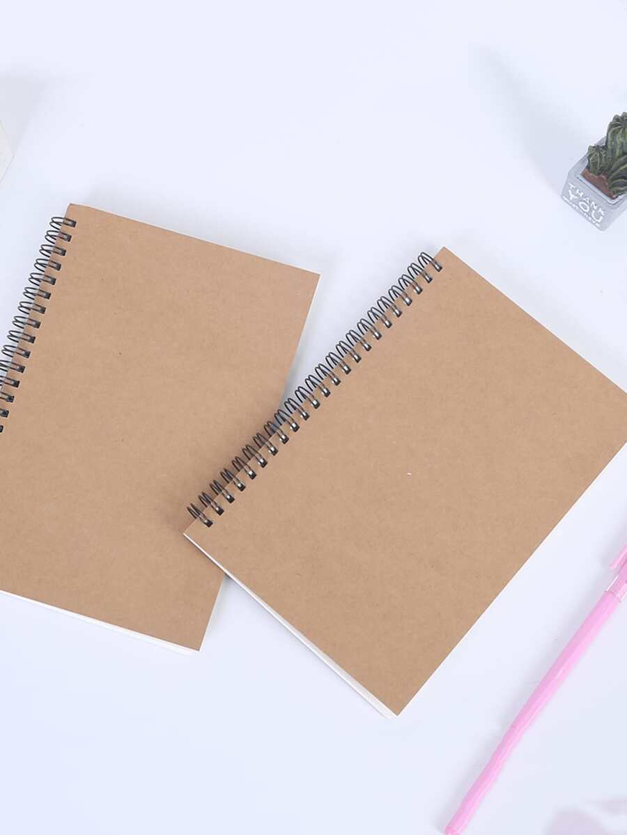 1pc Student Notebook Stationery Cowhide Paper Creative Journal Office