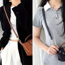 斜跨式肩帶可調節替換肩帶，公文包配件皮帶，輕便耐用的袋帶，袋子配件替換配件，時尚耐用的菜鳥和白領工人用的理學用品教師禮物返校教師配件 - 棕色 - 查看 2